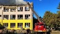 Destruction at an educational institution in Dnipropetrovsk region after Russian attack