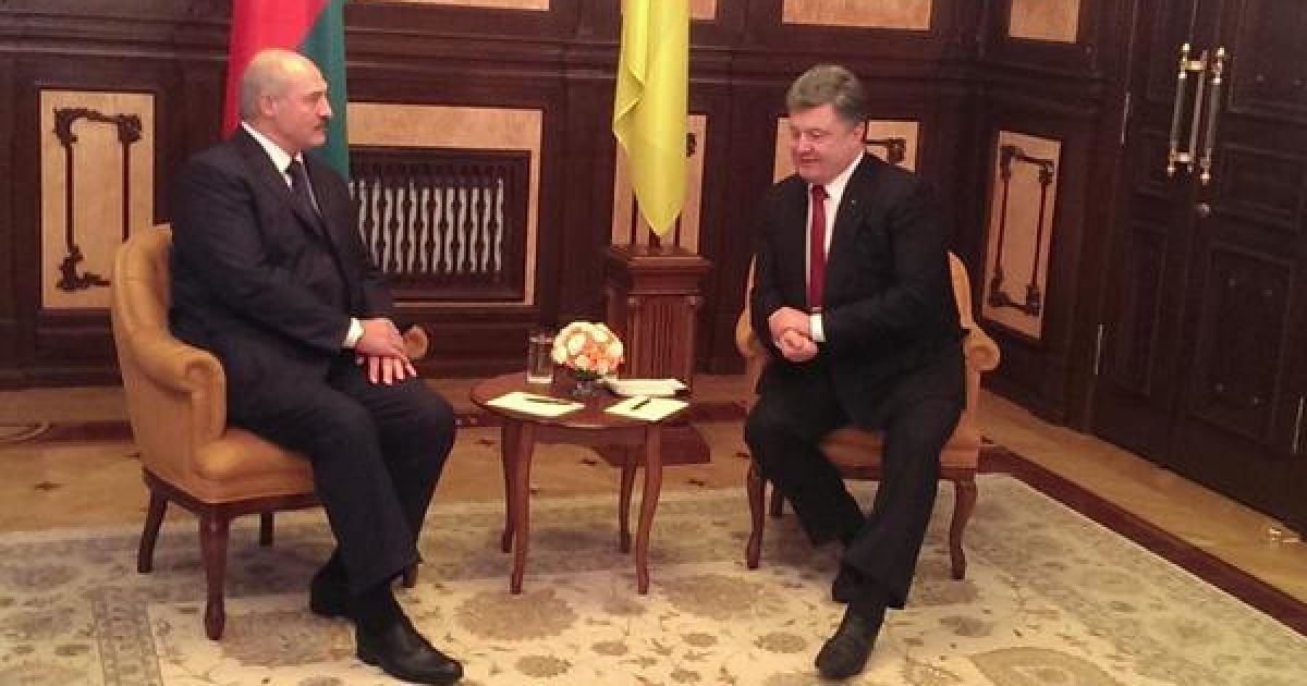 Порошенко подякував Лукашенку за підтримку територіальної цілісності України