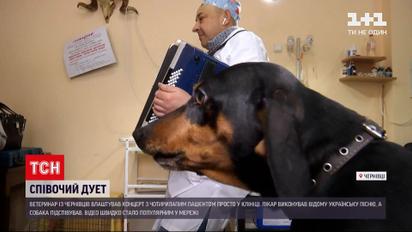 Новини України: "Несе Галя воду" зазвучала но-новому, пісню виконали ветеринар та пес