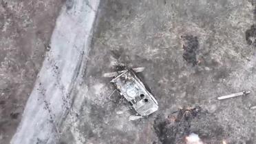 ЗСУ  знищили ворожу БМП на Луганщині
