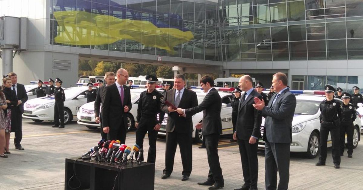 В аеропорту "Бориспіль" дали старт патрулюванню новою поліцією / © Facebook/Андрій Пивоварський