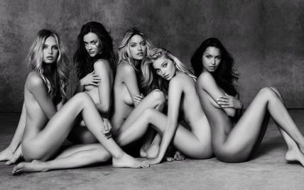 Бренд Victoria's Secret представил второе фото обнаженных "ангелов-новичков"