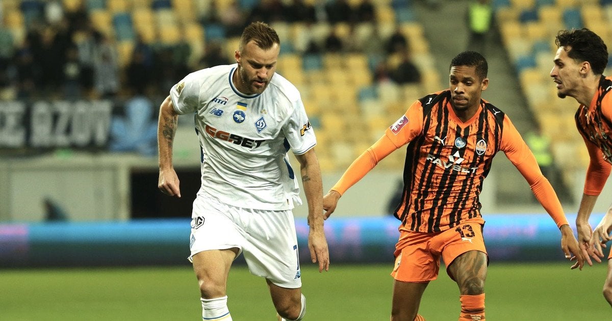 Андрій Ярмоленко в матчі з "Шахтарем"