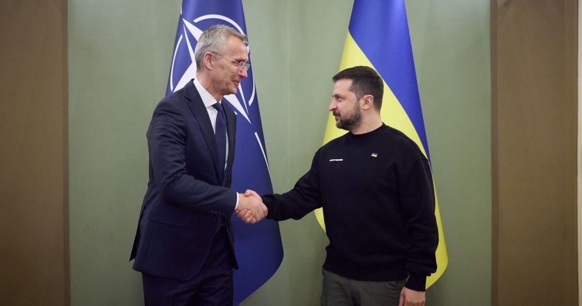 Єнс Столтенберг та Володимир Зеленський