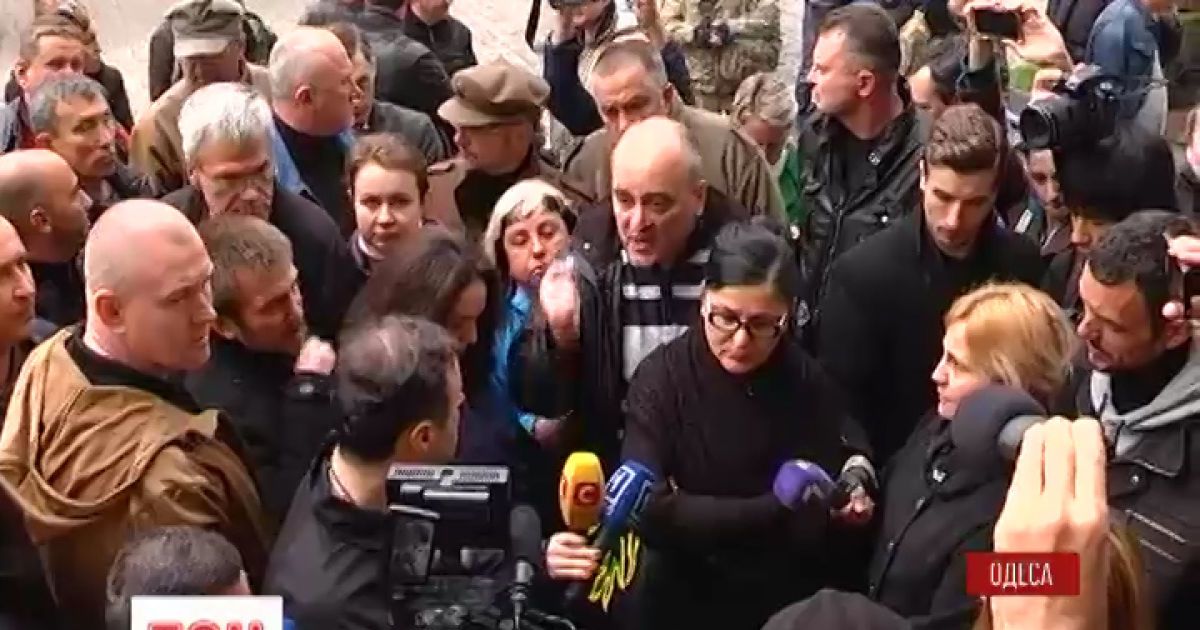 В Одессе едва не дошло до драки между активистами