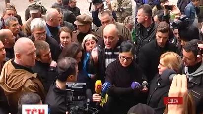 В Одессе чуть не подрались на так называемом "прокурорском площади"