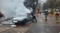 Пожаром закончилась тройное ДТП в Ровно