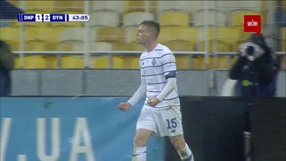 Днепр-1- Динамо - 1:2. Видео гола Цыганкова