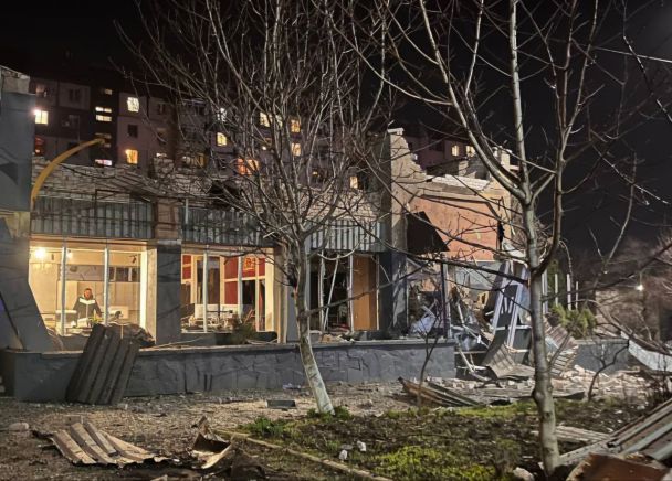 The aftermath of the strike on Kryvyi Rih