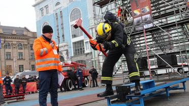 Змагання пожежно-рятувальних служб_8 / © УНІАН