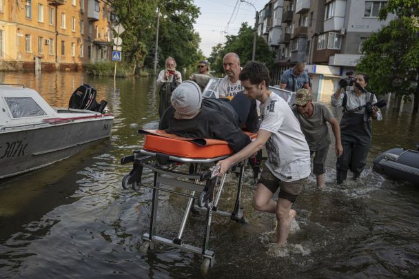 Затоплення внаслідок підриву Каховської ГЕС / © Associated Press