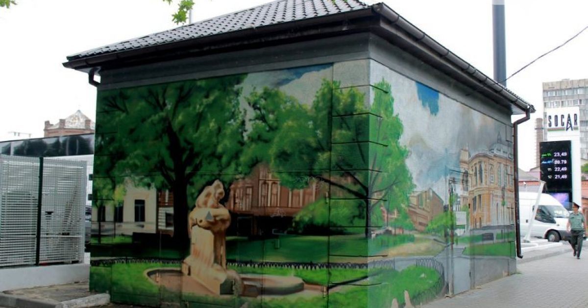 В Одессе разрисовали трансформаторные будки / © 048.ua