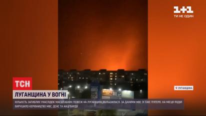 Возгорание территории в Луганской области произошло вследствие вооруженной провокации боевиков