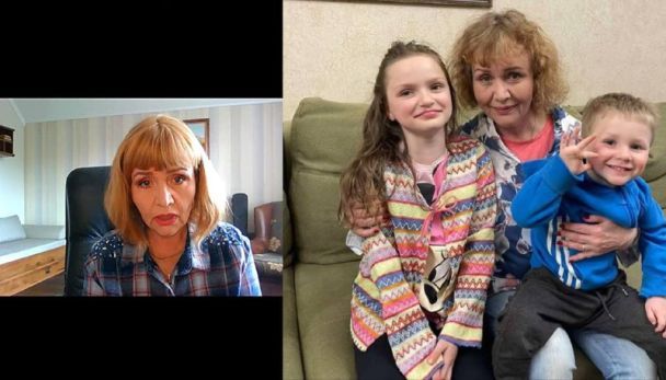 Алла Кудлай і онуки