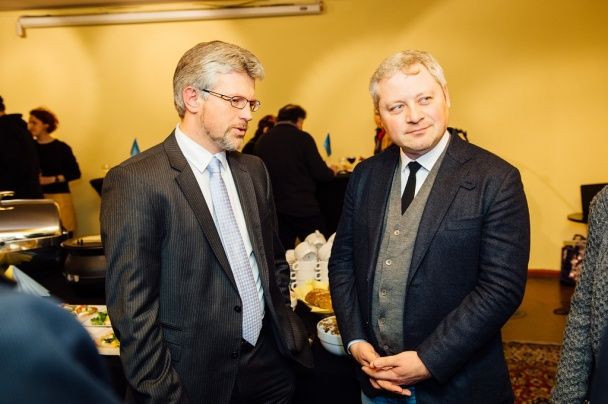 Посол Украины в ФРГ Андрей Мельник и Игор Янковский