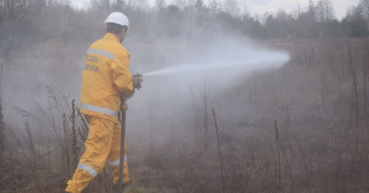 У Києві можливе задимлення у зв'язку із пожежами в області, зокрема у зоні відчуження / © Facebook/Державне агентство України з управління зоною відчуження