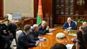 Лукашенко встречается с делегацией из Соединенных Штатов в Минске, Беларусь, 21 июня 2025 года.