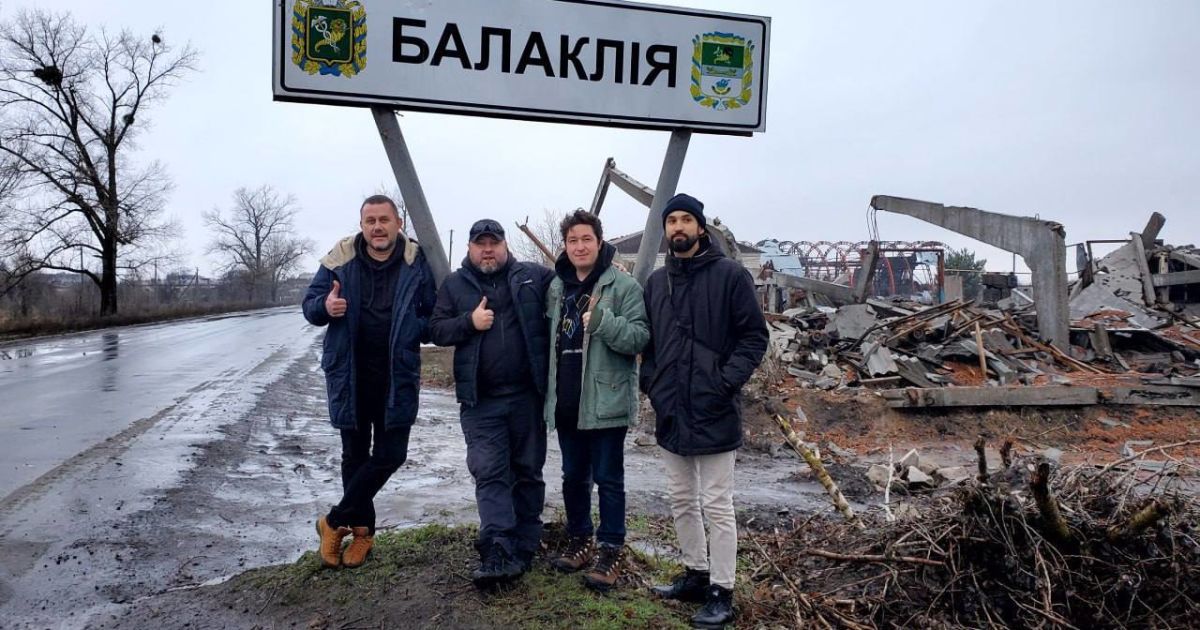 Актори "Кварталу 95" у Балаклії