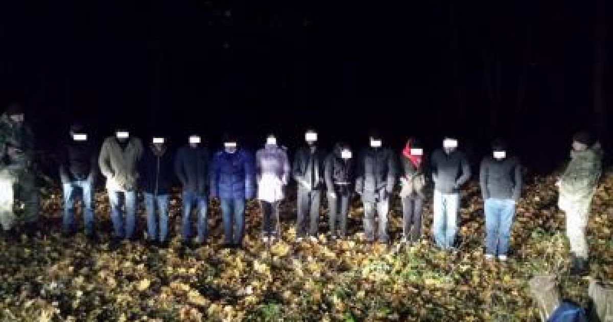 На Сумщині затримали 12 незаконних мігрантів при спробі порушити кордон з боку Росії
