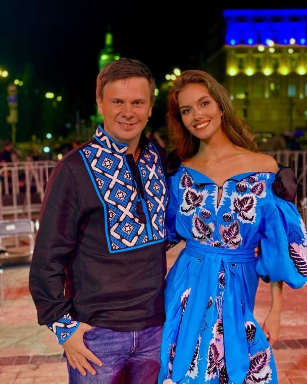 Дмитро Комаров та Олександра Кучеренко / © instagram.com/aakucherenko