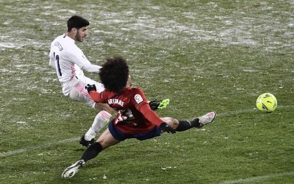 Отмененный гол и обильный снегопад: "Реал" сенсационно потерял очки в матче с аутсайдером Ла Лиги