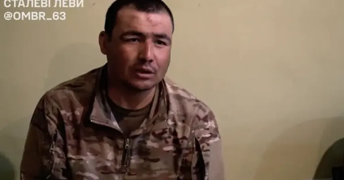 Пленный гражданин Узбекистана
