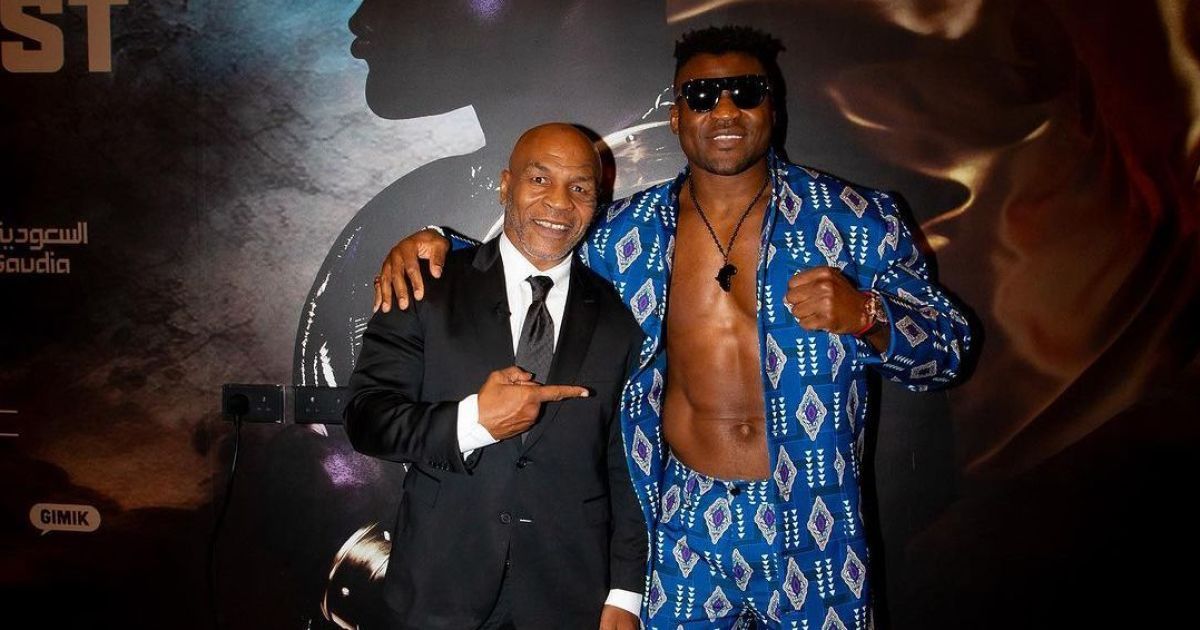 Майк Тайсон и Фрэнсис Нганну / Фото: instagram.com/miketyson