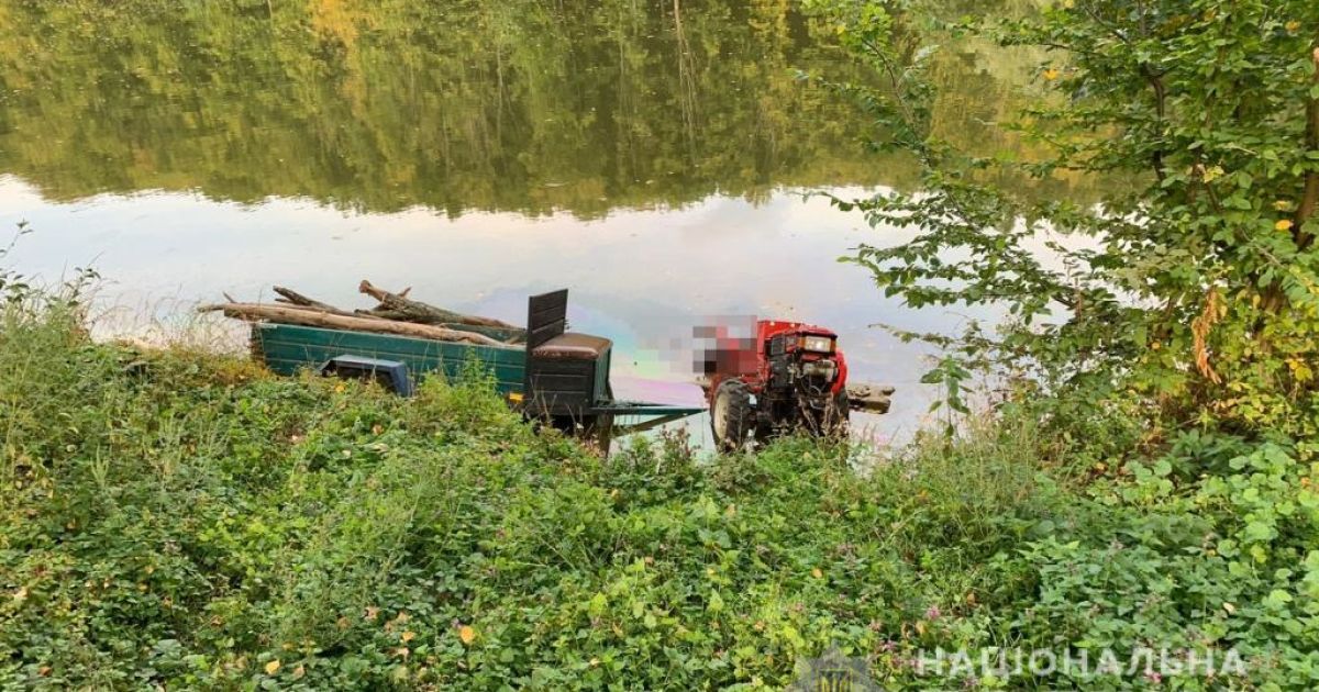 З’їхав у водойму: у Вінницькій області трагічно загинув водій мотоблоку
