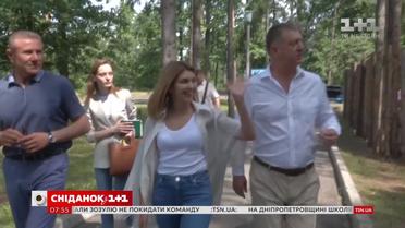 Олена Зеленська побувала з візитом в "Артеку" під Києвом