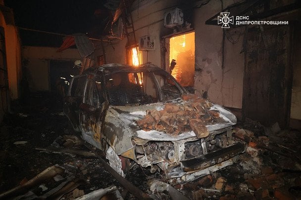 Уничтоженный автомобиль