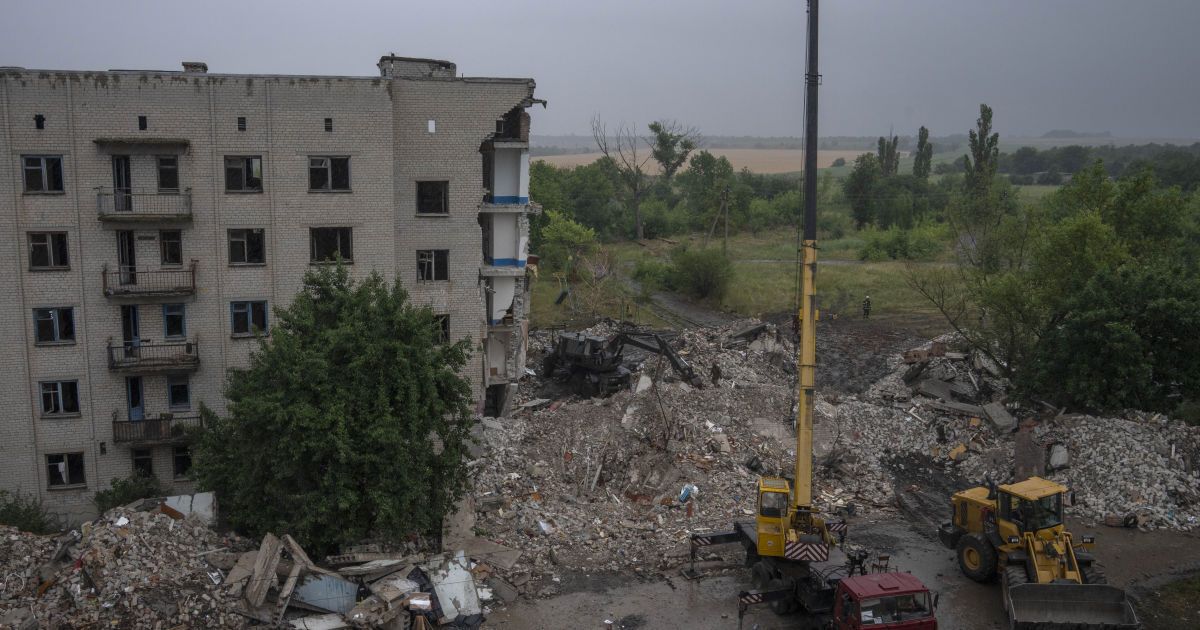 Руйнування у місті Часів Яр