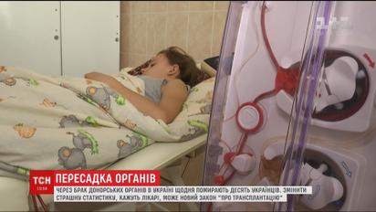 Через відсутність донорських органів в Україні щодня помирає десять людей