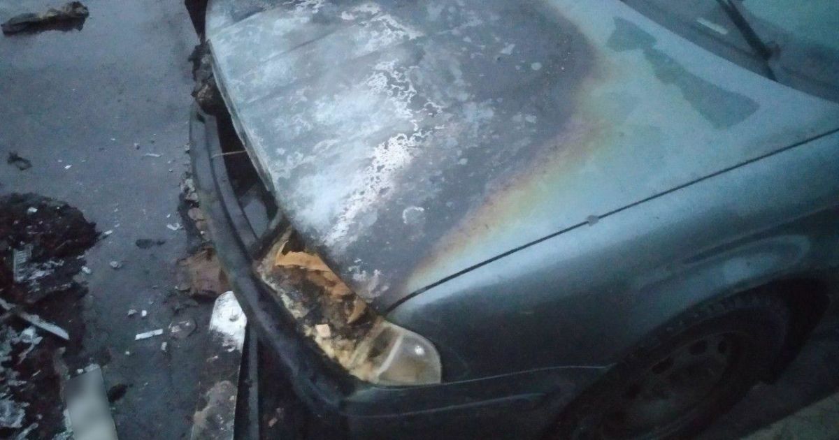 Пожежа автомобілі Полтава_3 / © ГУ НП в Полтавской области