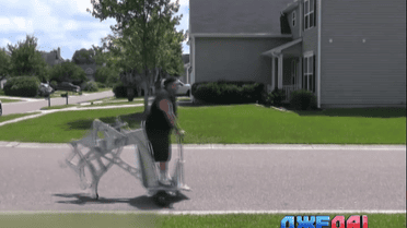 Американец сконструировал странный байк