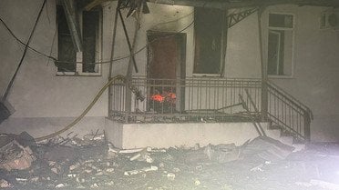 Наслідки атаки БпЛА на пологовий будинок в Одесі_4 / © Facebook/Геннадій Труханов