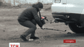 На место гибели мэра никто не принес ни одного цветка