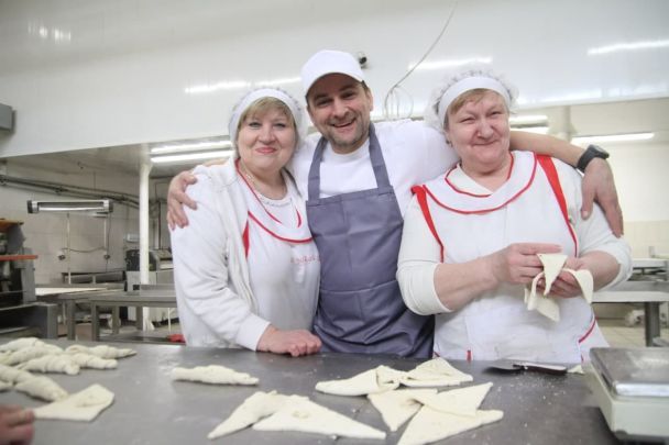 Марку напік круасанів з волонтерами / Телеграм-канал Волонтерський центр 