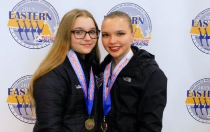Фигуристки украинского происхождения выиграли две медали на турнире в США