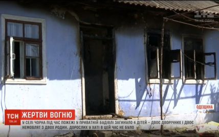 В Одесской области в пожаре погибли четверо детей, пока их матери спали в огороде после ночной попойки