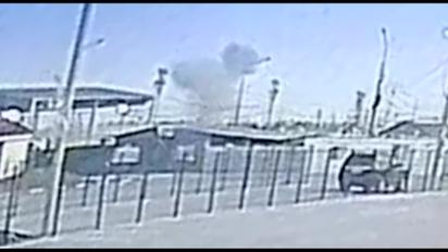 Момент удар по Чонгарському мосту потрапив на відео