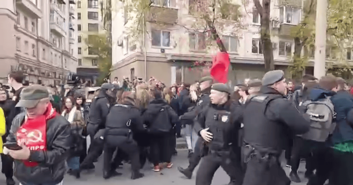 Задержание на митинге в Москве