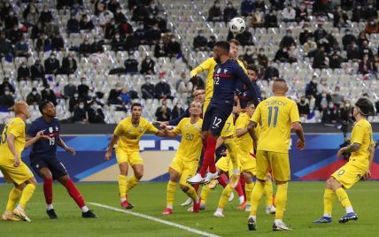 Самое крупное поражение в истории: Украина обескровленным составом проиграла Франции в товарищеском матче