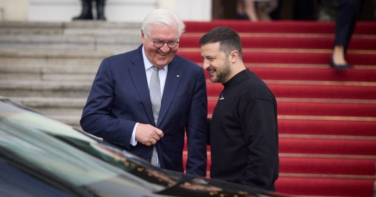 Володимир Зеленський під час візиту до Німеччини 14 травня