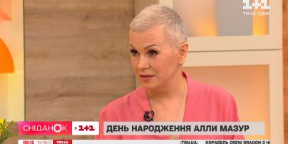 "Мама, спасибо за то, что дала жизнь": Алла Мазур в свой день рождения пришла в студию "Сниданка"