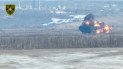 Момент уничтожения российского Су-25 и повреждения вертолета Ми-8 в окрестностях Торецкая