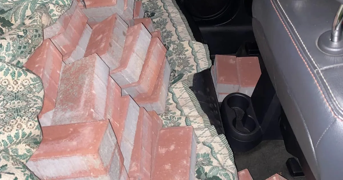 Бруківка в авто крадія