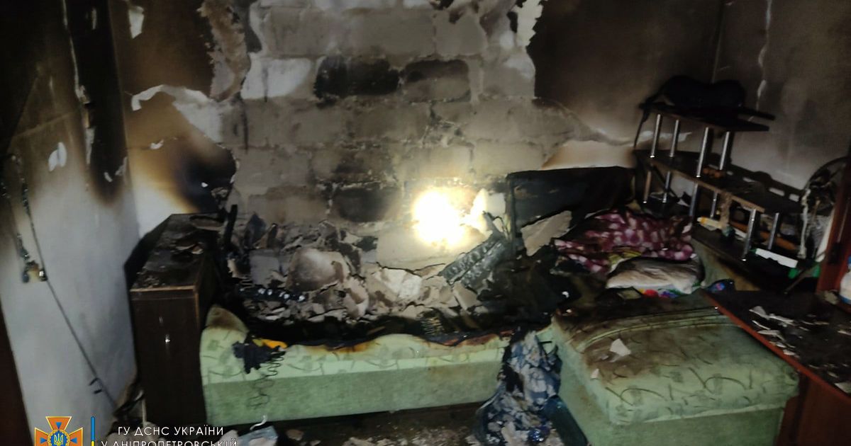 На Дніпропетровщині сталася пожежа у житловому будинку: живцем згорів чоловік
