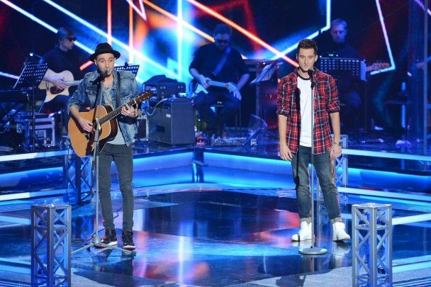 Роман Дуда и Богдан Травінський / © пресс-служба канала "1+1"