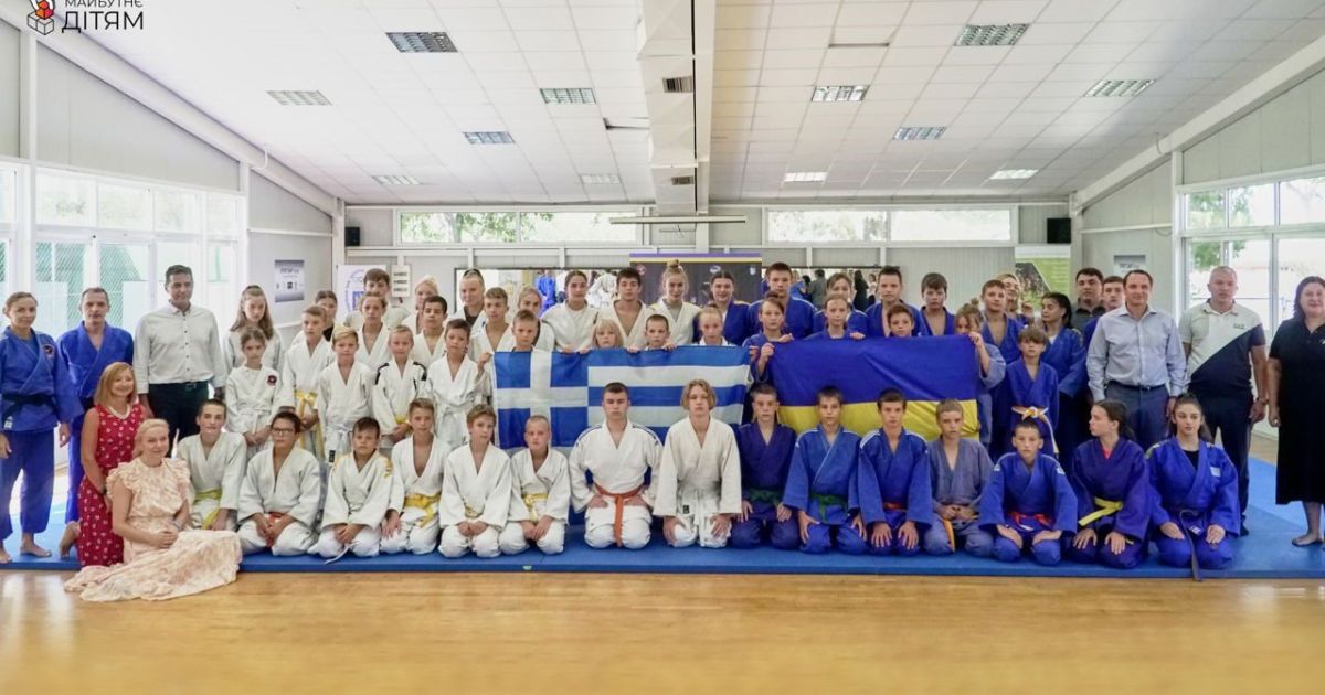 НОК України та БФ «Майбутнє-дітям» провели у Греції “Randori” для дітей-спортсменів з постраждалих регіонів України