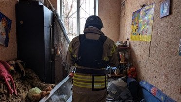 атака на Кривий Ріг 22 січня_3 / © ДСНС